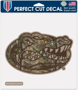 NCAA Florida Gators Wincraft Camouflage 8" x 8" Perfect Cut Decal - Picture 1 of 1