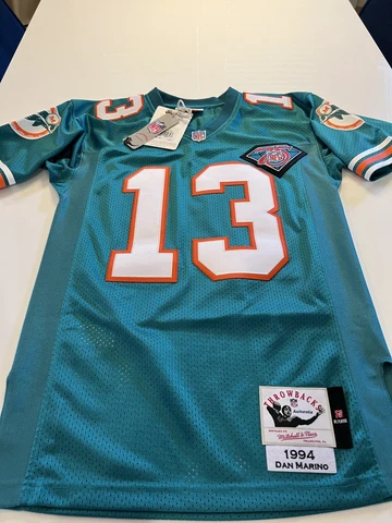 Authentic Mitchell and Ness  1994 Miami Dolphins Dan Marino #13 Jersey Size 36 Cover