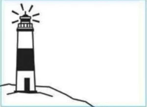 Darice Lighthouse Embossing Folder, By the Sea, Ocean, Boats - Picture 1 of 2