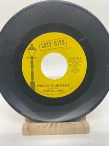 DON & JUAN Chicken Necks / What's Your Name LOST-NITE 219 RE 45 7" VINYL - Imagen 1 de 2