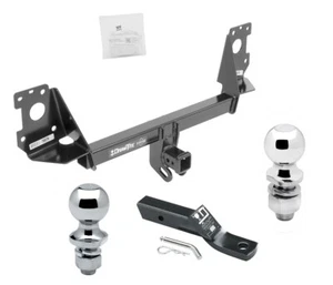Trailer Tow Hitch For 17-25 Audi Q7 All Styles 2" Receiver w/ 1-7/8" & 2" Ball - Picture 1 of 11