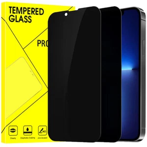 iPhone X XS XR 13 Max 11 12 Pro Privacy Anti-Spy Hartglas Displayschutzfolie - Bild 1 von 12