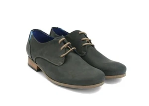 JOHN FLUEVOG RADIO CBC DERBY OXFORD LACE UP SHOES womens US 10 Black Leather - Picture 1 of 2