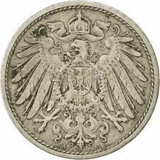 [#428000] Moneta, NIEMCY - IMPERIUM, Wilhelm II, 10 Pfennig, 1906, Berlin, EF(40