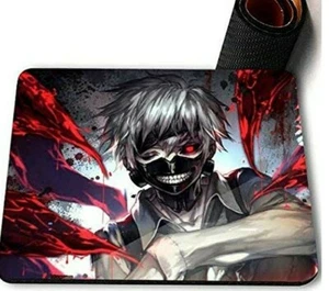 Almohadilla de ratón láser óptica de alta calidad manga Tokyo Ghoul Anime talla 7 pulgadas x 9 in. - Imagen 1 de 1