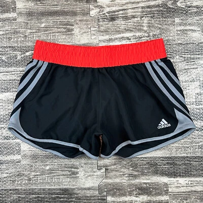 Adidas Womens sz S Unlined Black Athletic Running Shorts - Image 1 of 4