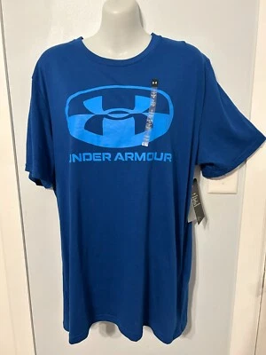 Camiseta de manga corta Under Armour azul Heatgear calce suelto talla grande nueva con etiquetas para hombre Foto 1 de 4
