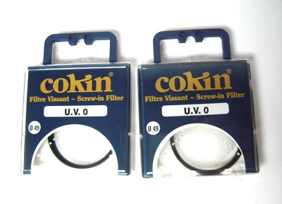 2x New Cokin U.V.O Ø49mm Filters Screw in --- A8 - Image 1 of 2