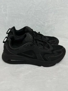 Nike Air Max 200 Triple Black Mens Size 10 AQ2568-003 - Picture 1 of 12