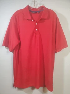 Walter Hagen Essentials Golf Poloshirt Large Rot Kurzarm Golf Herren - Bild 1 von 11