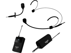 Micrófono - Vieta Pro Party Mic Twin, 40 Hz - 15 KHz, Micro de solapa - Imagen 1 de 8