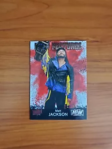 Upper Deck AEW All Elite Wrestling 2021 características principales MF-31 - Matt Jackson - Imagen 1 de 2
