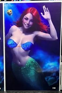 Virgin Comics Bear Babes #1 2023 vista previa Little Mermaid Ariel X2 4/30 y 7/30🔥 - Imagen 1 de 2