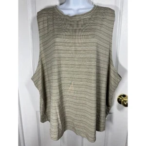 Athleta Gestreiftes Tanktop Ärmellos Relaxed Fit Freizeit Bequem 3X - Bild 1 von 5