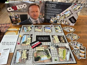 Cluedo Midsomer Murders Edition Board Game CLUE ITV British Mystery - Complete! - Picture 1 of 17