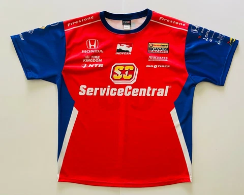 2011 /12 Graham Rahal #38 Ganassi Indycar Dyesport Men's Large Crew Jersey Shirt Cover
