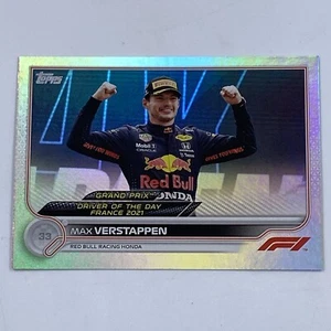 2022 Topps Formula 1 MAX VERSTAPPEN #179 Rainbow Foil Driver Of The Day Red Bull - Picture 1 of 5