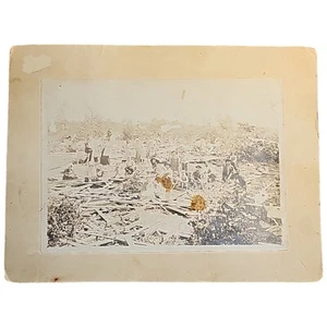 Carta Armadio Tornado Aftermath Disaster 1892 Towanda Kansas 9x7 - Foto 1 di 2