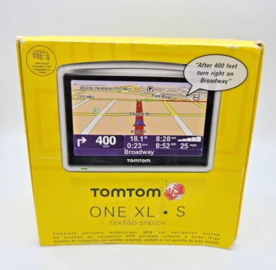 Tom Tom One XL . S GPS system with Car Charging Cable and Case Bundle - Image 1 of 4