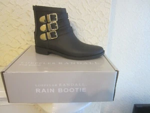 Loeffler Randall Black Rain Fenton Boots - Picture 1 of 12