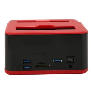 External Hard Drive Docking Station USB3.0 To Dual Bay Hard Drive D FY - Afbeelding 1 van 28
