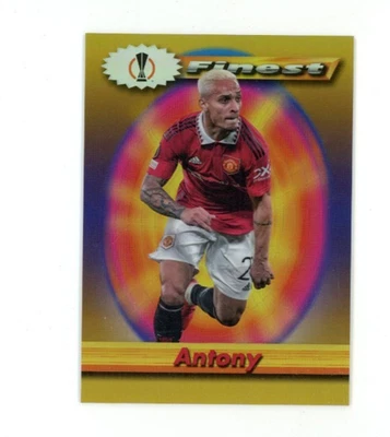 ANTONY  2022-23 Finest Flashbacks #105 UEFA League Gold Refractor 14/50 - Image 1 of 2