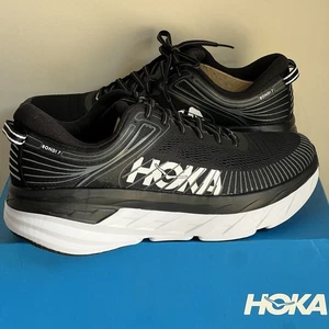 Hoka One One HOKA Bondi 7 Talla EE. UU. 10 Negro Mujer Zapatos para Correr Entrenamiento Caminar - Imagen 1 de 6