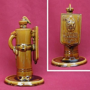 Antiguo extintor de incendios grande de la URSS como bombero estatuilla de porcelana estatua de bombero - Imagen 1 de 7