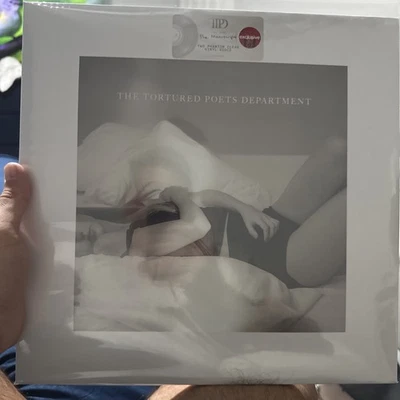 TAYLOR SWIFT - The Tortured Poets Department (CLEAR VINYL DOUBLE LP, 2024) - Image 1 of 2