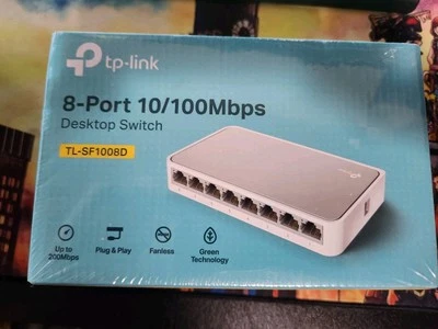 TP-Link TL-SF1008D Desktop Switch 8-Port 10/100Mbps Fast Ethernet - Image 1 of 4