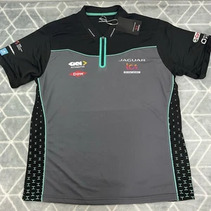 Jaguar TCS Racing Formula E T-shirt Size XL 1/4 Zip Quarter Zip Tee Motorsports - Picture 1 of 11