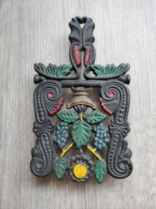 Vintage Eisenkunst GUSSEISEN Untersetzer PA DUTCH Thema #9 J Z H 1950 - Bild 1 von 6