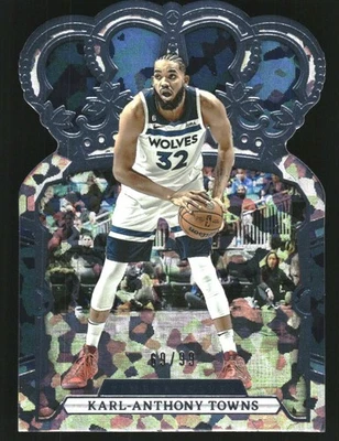 2023-24 Crown Royale Crystal Blue #12 Karl-Anthony Towns /99 - Image 1 of 2