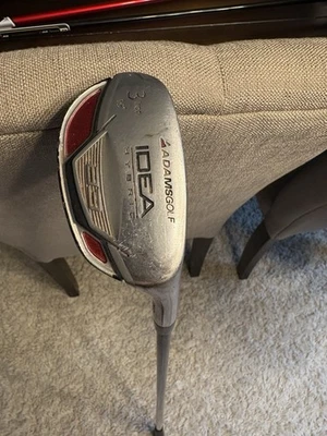 Adams Red Hybrid 3 Iron With Head cover - Image 1 of 4