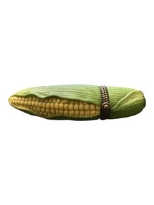 PHB Collection Corn Trinket Hinged Vegetable Farmhouse Decor No Box Or Worm - Picture 1 of 5