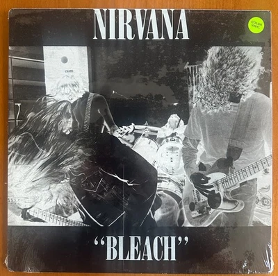 NIRVANA lp BLEACH early Sub Pop Pressing with pink vinyl NM/M- - Image 1 of 4