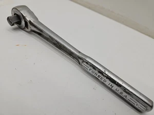 Craftsman =V= Series 1/2" Drive Ratchet Wrench 10" Forged Vintage Made in USA - Picture 1 of 9