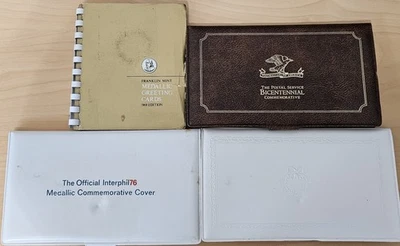 A Small Four Piece First Day Cover Mixed Lot of Tokens, Medals & Stuff.  Lot # 7 - Image 1 of 4