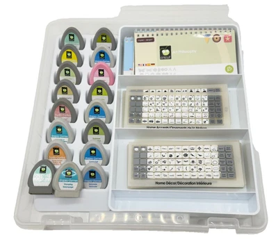 Lote De 17 Cartuchos Cricut Superposiciones Folletos Recogida Cartucho Estuche LEER Foto 1 de 4