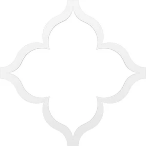 May Fretwork 3/8 in. x 6 ft. x 6 ft. White PVC Decorative Wall Paneling 1-Pack - Picture 1 of 10