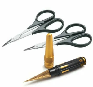 Body Shell Reamer + Scissors Curved + Scissors Straight Tool Set DIY for Rc car - Picture 1 of 8