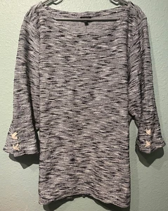 NWT TALBOTS PLUS LONG SLEEVE STYLISH TOP - SIZE 3X - Picture 1 of 5