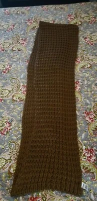 Bufanda Infinity marrón marino antigua - 42" X 12" Foto 1 de 2