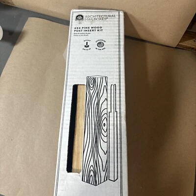 Architectural Mailboxes 4x4 Post Insert Kit , APK000AM" NEW SEALED Made in USA - Image 1 of 4
