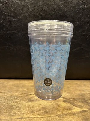 Vaso Keurig DUBLWALL GEOSTAR con tapa atornillable de WHIRLEY taza de viaje Cold Brew Foto 1 de 4