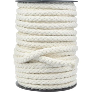 Cotton Cord Natural White Recycled Cotton 12mm Cord Sustainable - Picture 1 of 1