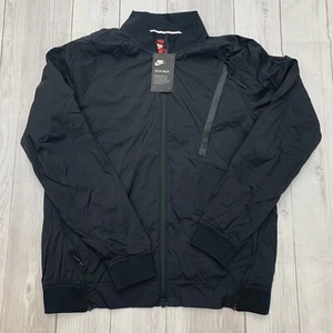 Nike Sportswear Tech Pack Men's Black Hypermesh Full Zip Varsity Jacket Medium - Picture 1 of 9