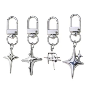 Crystal Star Pendant Keychain Sweet Cool Backpack Pendant Car Keyring Handbag - Zdjęcie 1 z 12