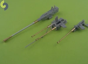 Master Model (SM-35003) 1:35 S-100 Flak M42 37mm & Flak-38 20mm Barrel Set - Picture 1 of 7