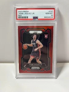 2023 Prizm Basketball - Jaime Jaquez Jr. RED Rookie /299 PSA 10 - Bild 1 von 2